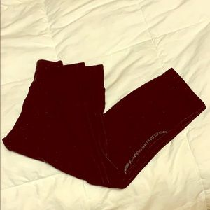 Cropped ruffle lululemon leggings